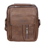 Borsa a tracolla uomo 100% pelle PU PCL3053-COFFEE Northampton Polo Club