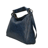 Ondina Borsa a spalla da donna Vera pelle 6569-BLU BLUE Gave Lux