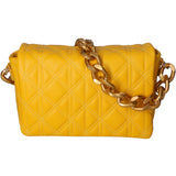 Aurélia Borsa a spalla da donna Vera pelle 04542-S04 GIALLO Gave Lux