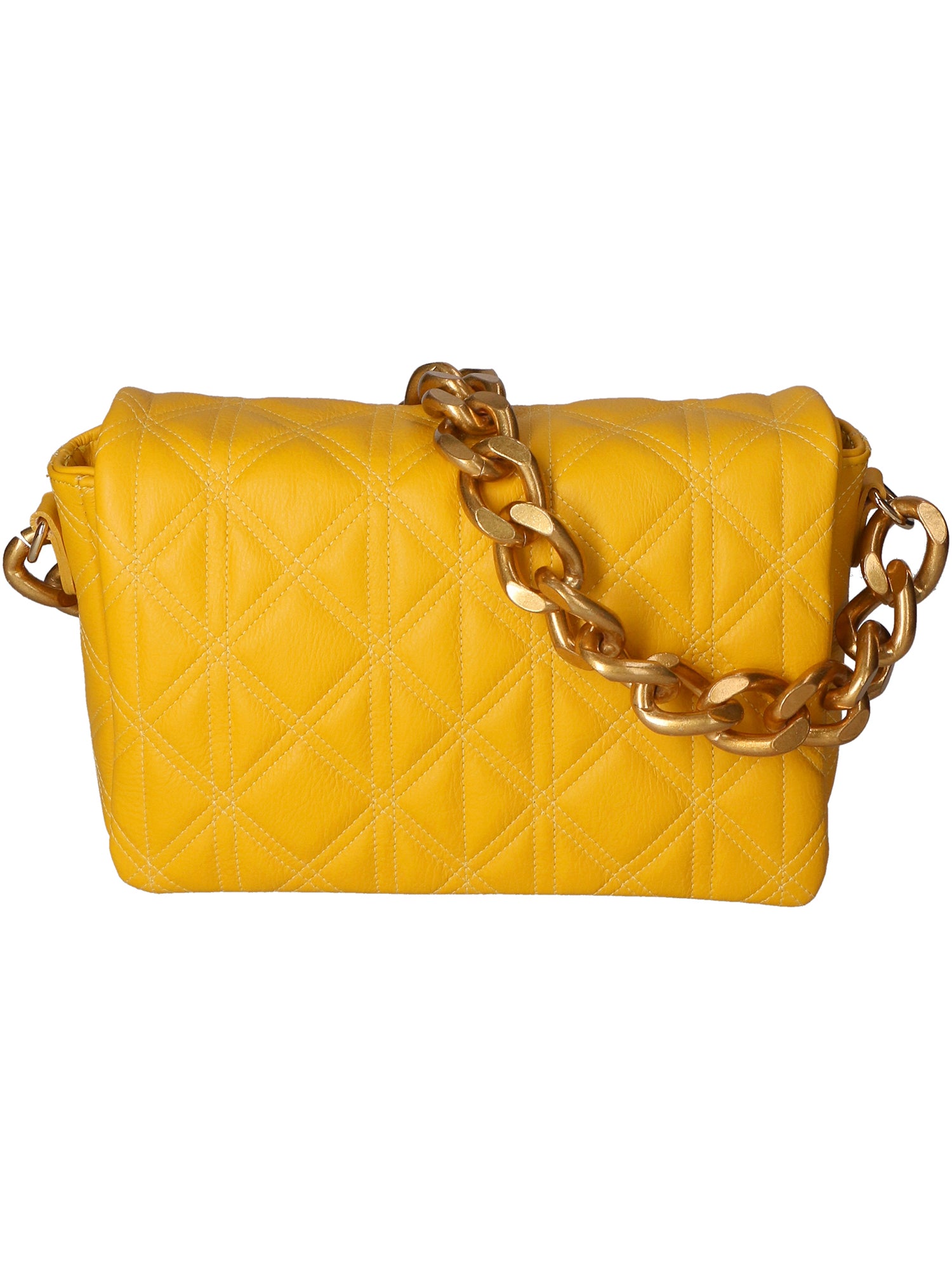 Aurélia Borsa a spalla da donna Vera pelle 04542-S04 GIALLO Gave Lux