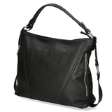 Emily Borsa a spalla da donna Vera pelle 80064-D28 NERO BLACK Gave Lux