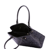 Borsa a mano da donna Ecopelle e poliestere BC1370-NERO B Cavalli