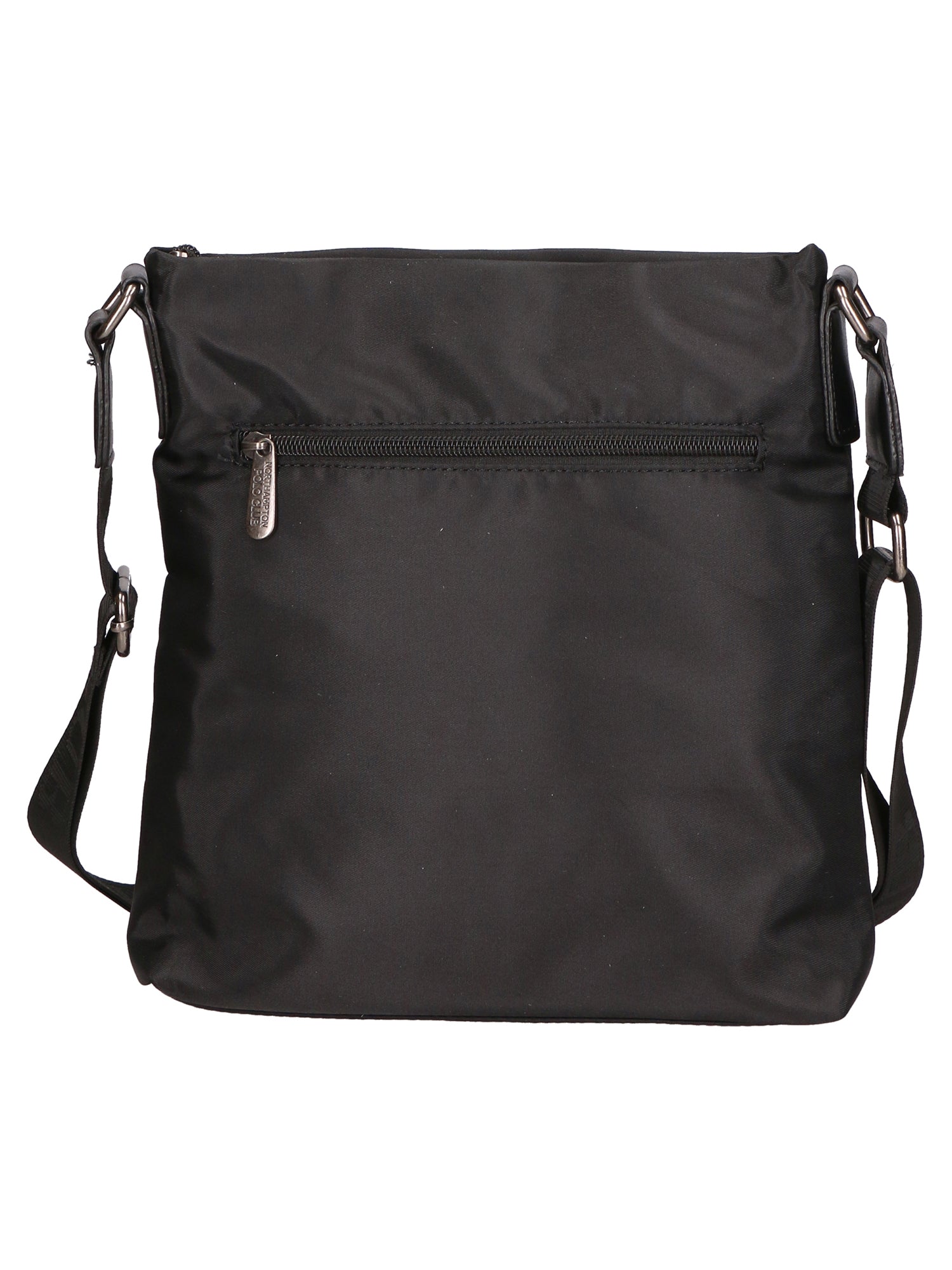 Borsa a tracolla uomo 100% PU Leather PCL3157-BLACK Northampton Polo Club