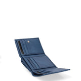Vera pelle VS-1022-Jeans Set portafoglio e portachiavi uomo Sergio Valentini