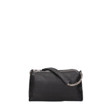Borsa a spalla da donna Vera pelle 07141-D28 NERO Viola Castellani