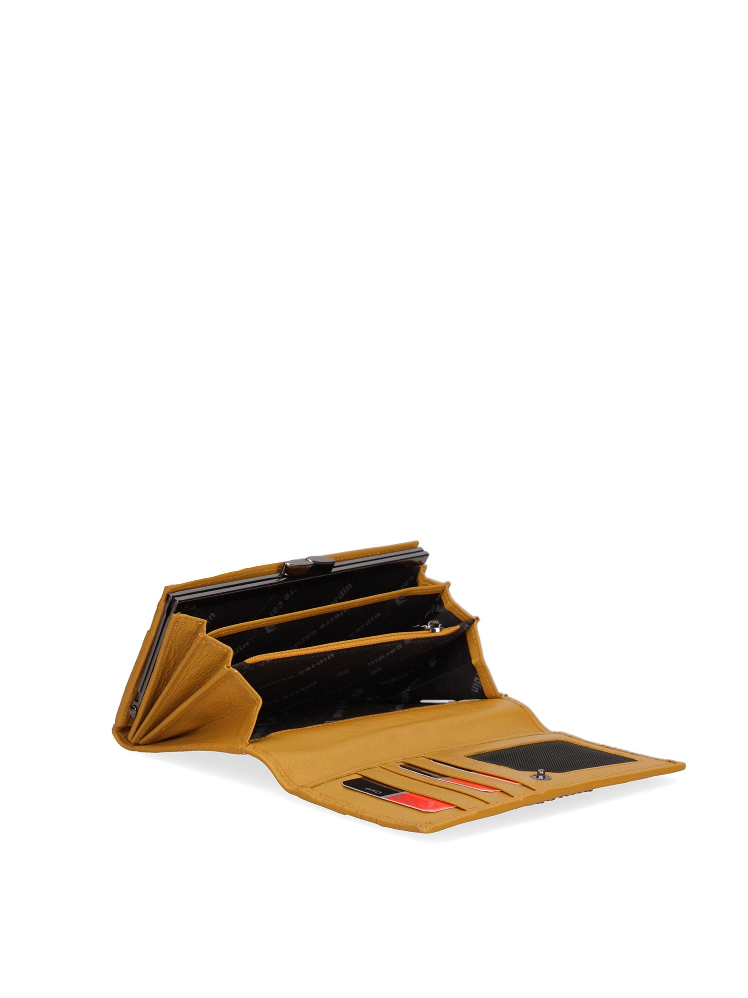 Portafoglio donna in vera pelle Casual 455-130-GIALLO Pierre Cardin