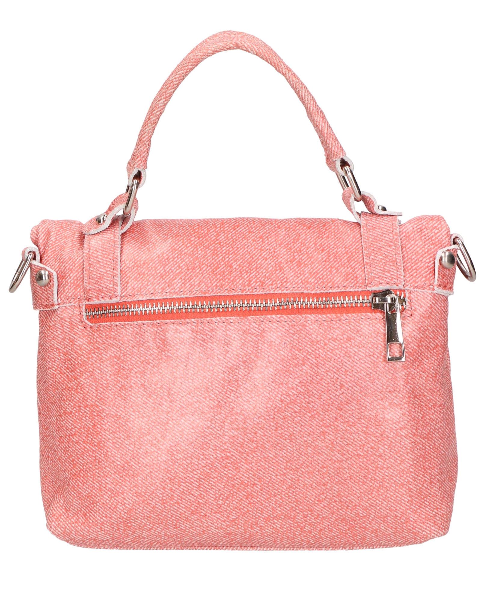 Floresta Borsa a mano da donna Vera Pelle 1158-CORALLO Gave Lux