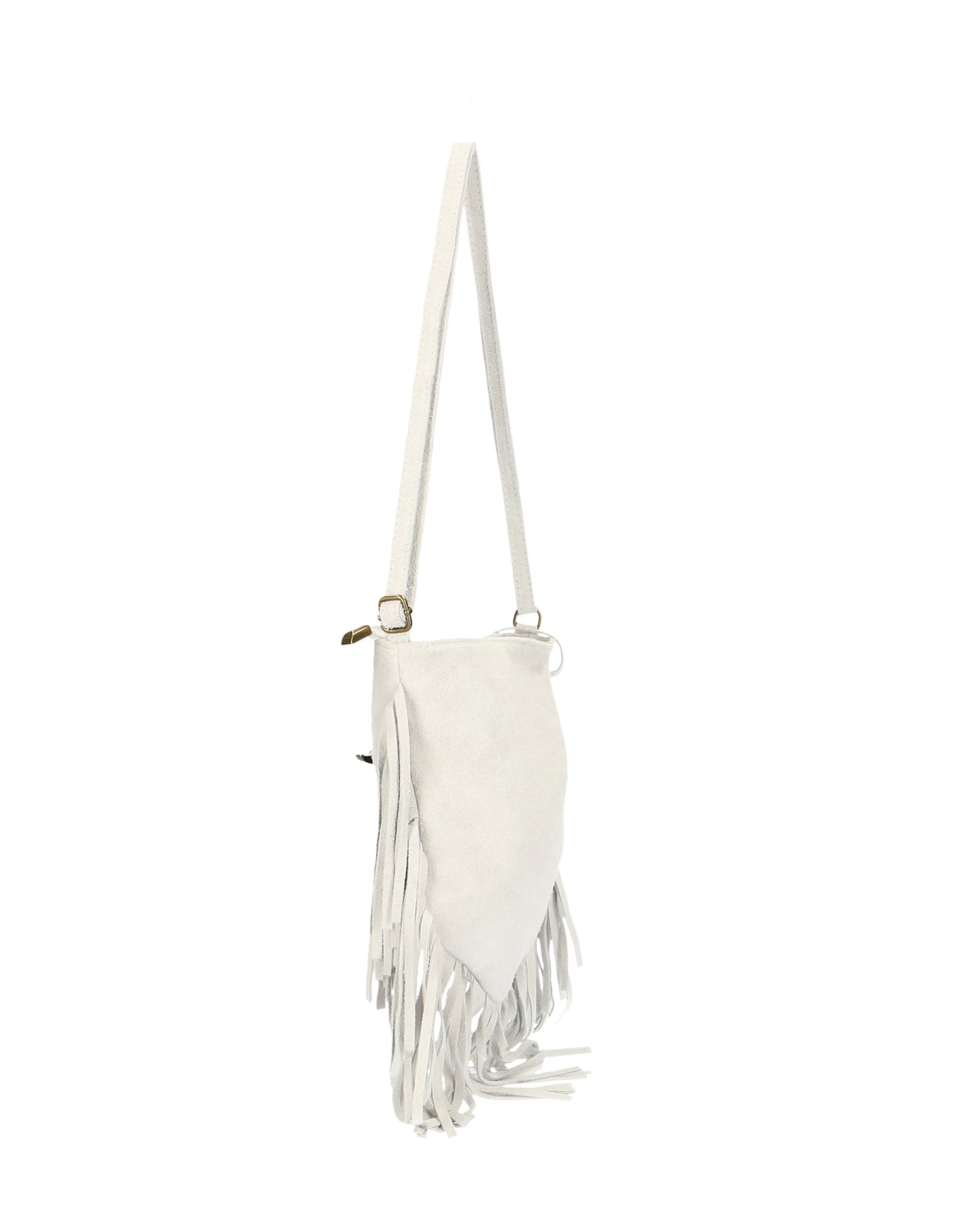 Solana Borsa a tracolla da donna Vera pelle 1518-BIANCO Gave Lux