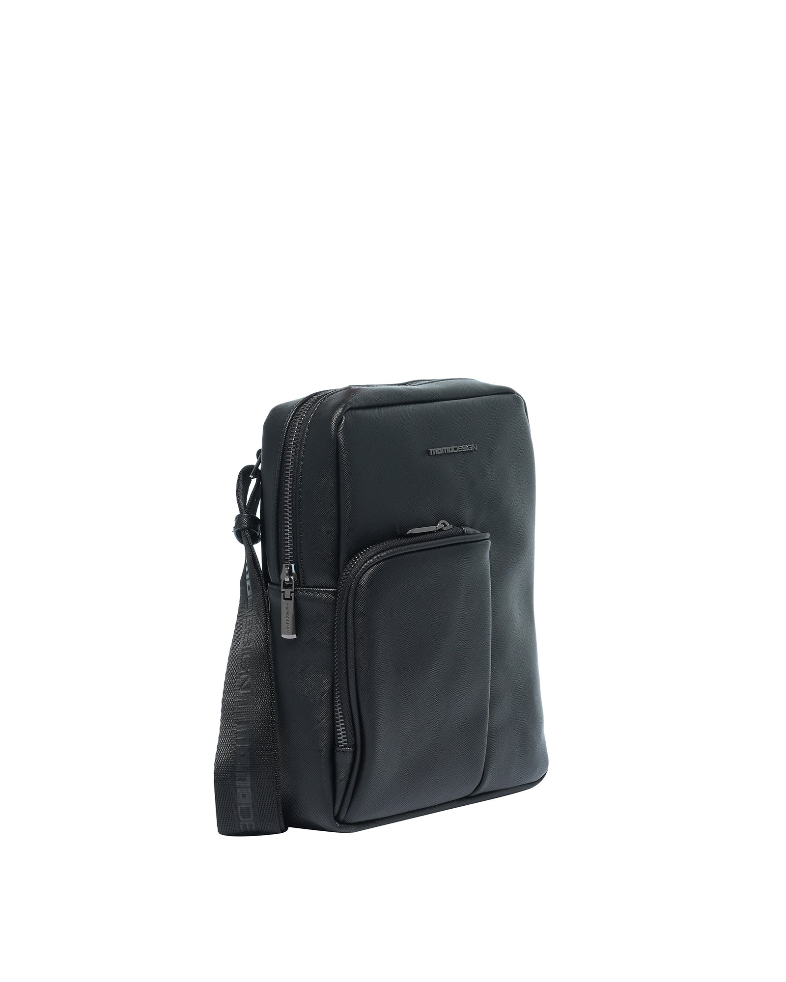 Borsa a tracolla da uomo Tessuto e Poliestere MO-37SF-BLACK Momo Design