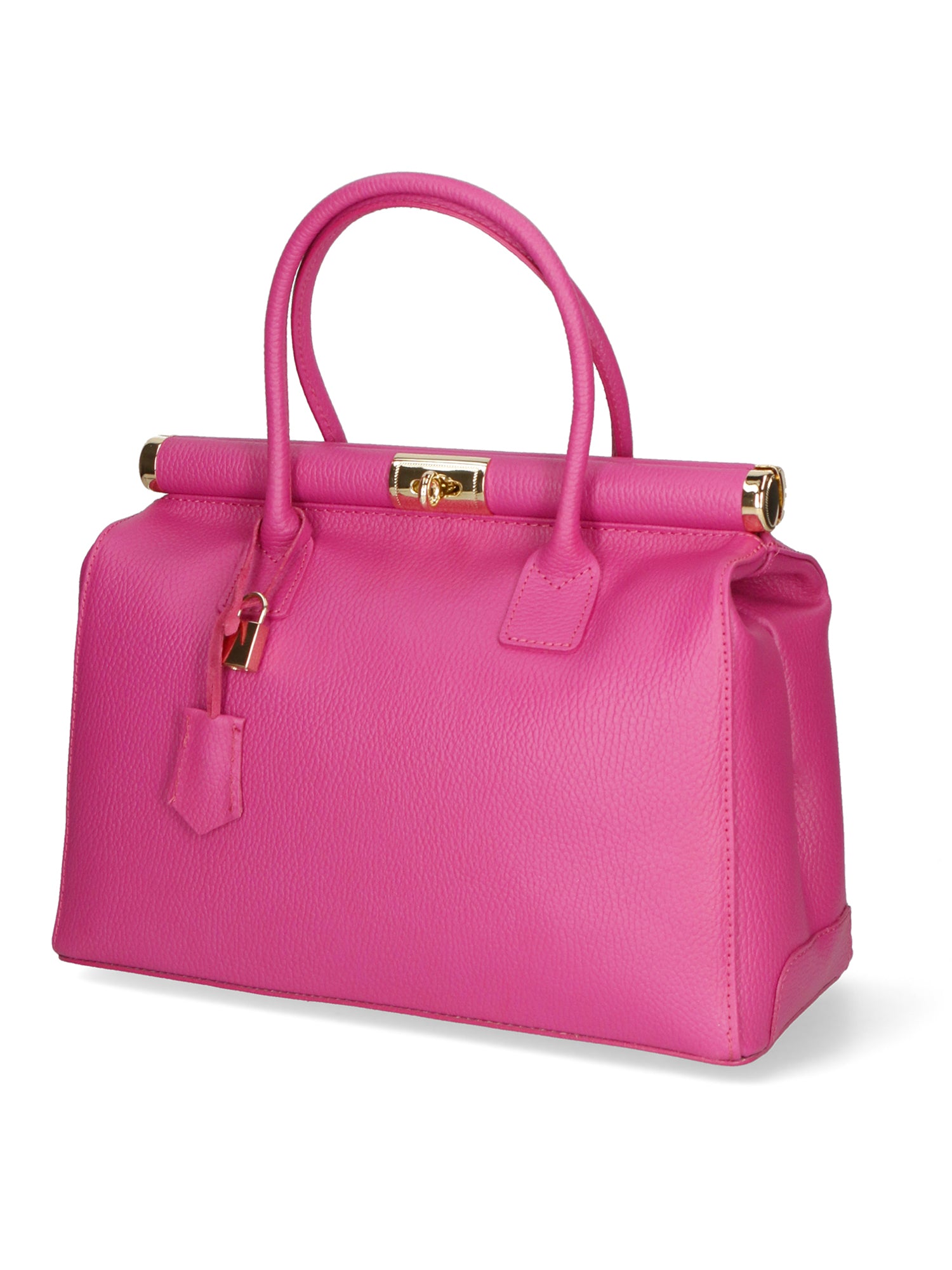 Aleria Borsa a mano da donna Vera pelle 8005-D02 FUXIA Gave Lux
