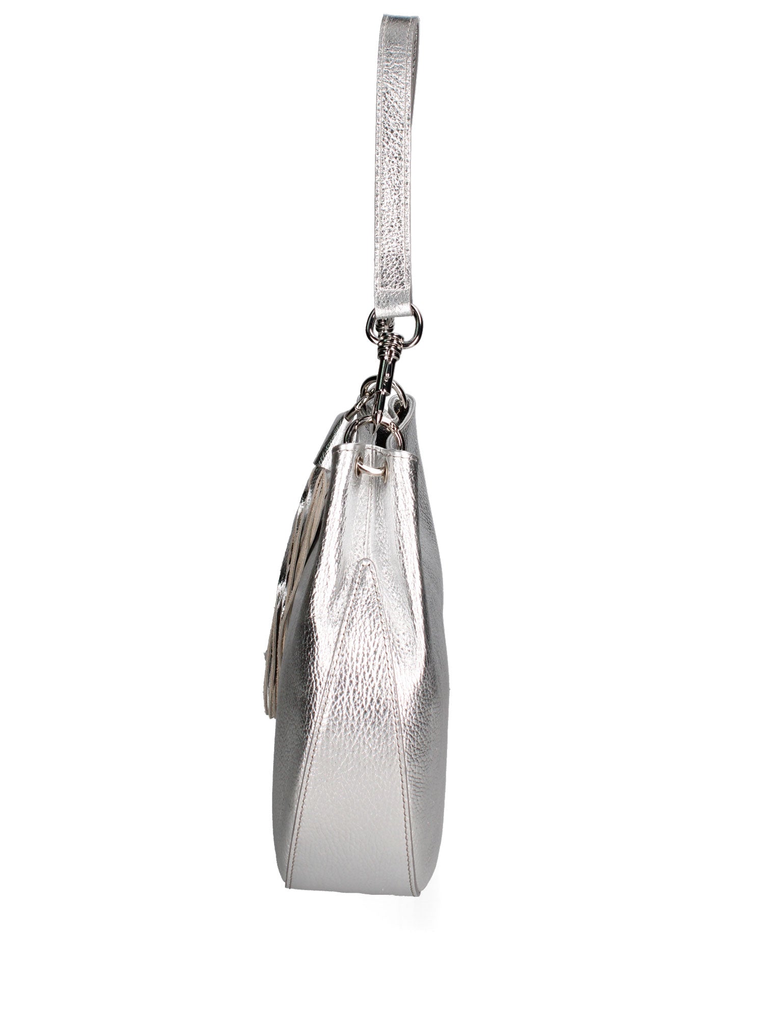 Elyana Borsa a spalla da donna Vera pelle 07316-DL1 ARGENTO Gave Lux