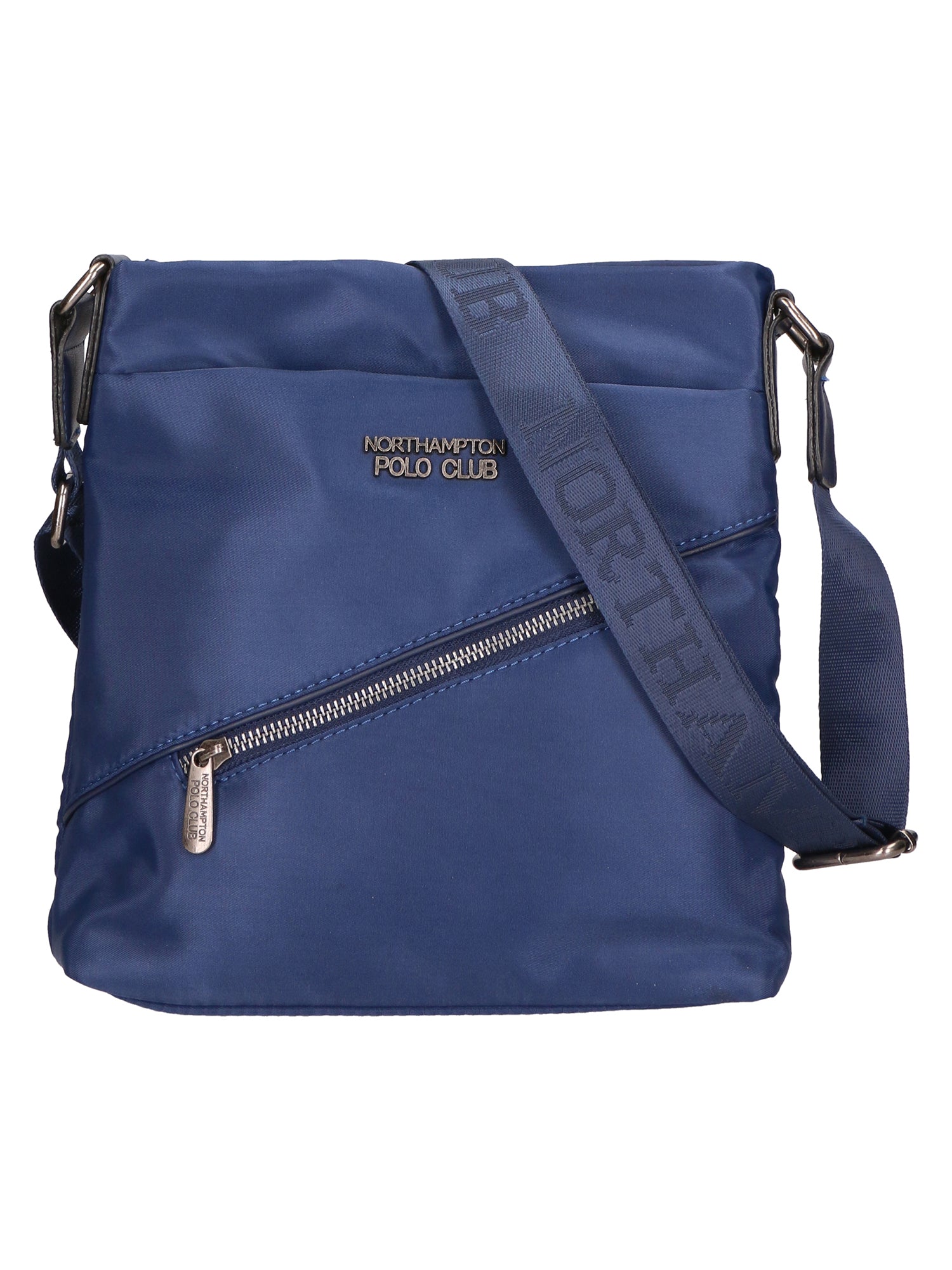 Borsa a tracolla uomo 100% PU Leather PCL3157-BLUE Northampton Polo Club