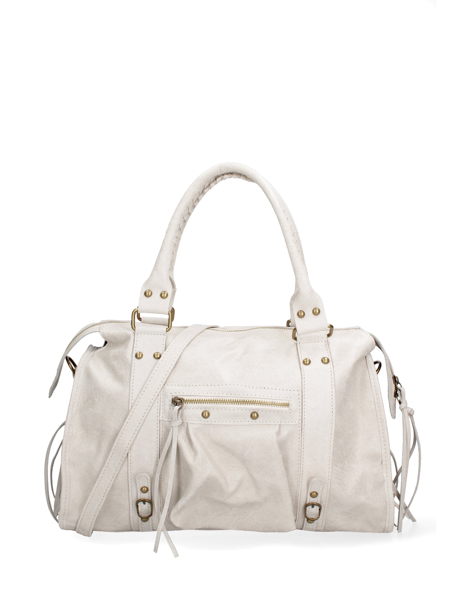 Elara Borsa a spalla da donna Vera pelle 06090-002 BEIGE Gave Lux