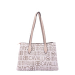 Borsa a spalla da donna Ecopelle BC1369-BEIGE B Cavalli