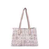 Borsa a spalla da donna Ecopelle BC1369-BEIGE B Cavalli