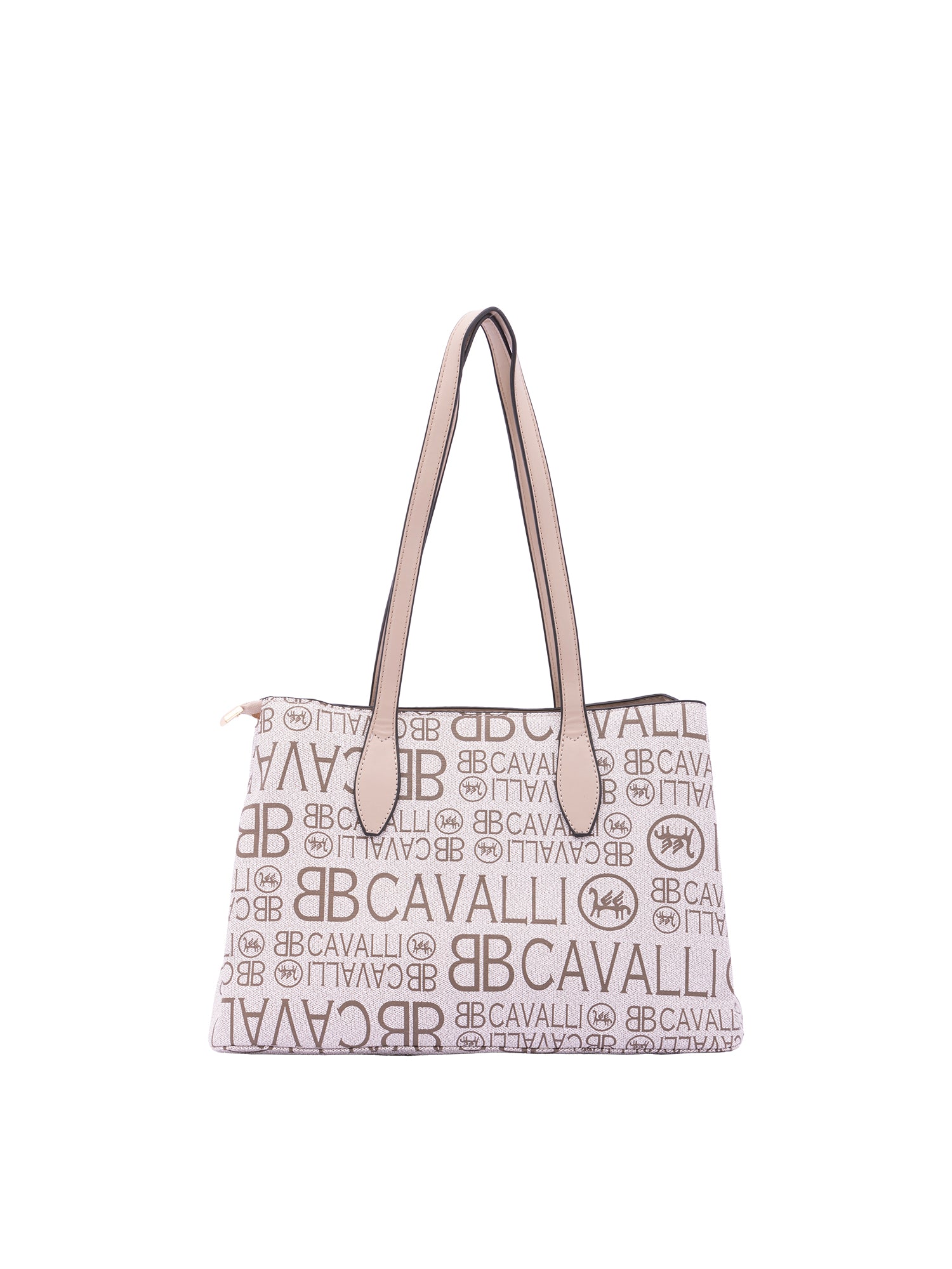 Borsa a spalla da donna Ecopelle BC1369-BEIGE B Cavalli