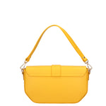 Borsa a spalla da donna Vera pelle 07229-L224 GIALLO Roberta Rossi