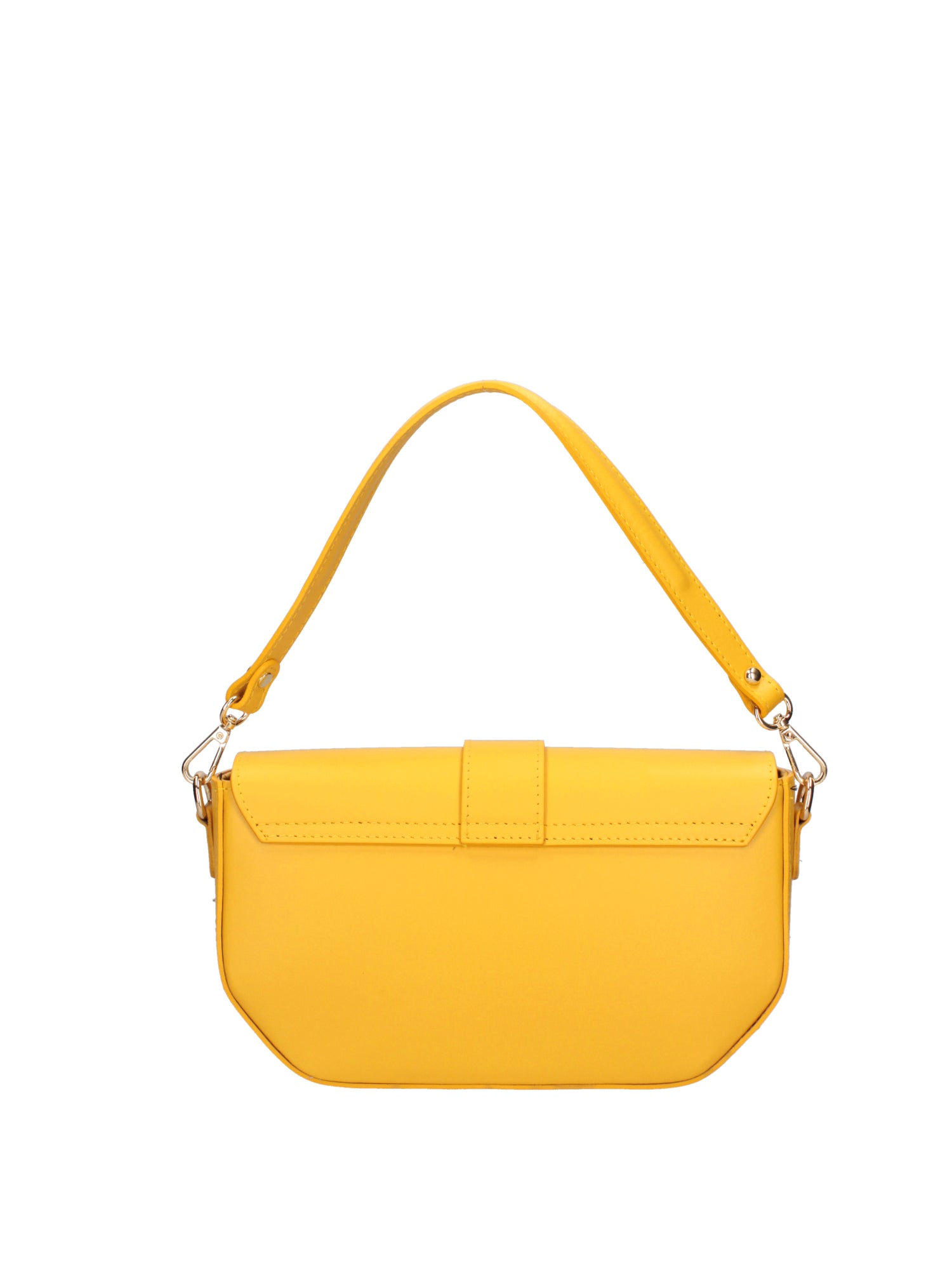 Borsa a spalla da donna Vera pelle 07229-L224 GIALLO Roberta Rossi