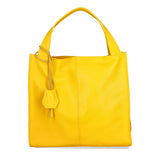 Aelia Borsa a spalla da donna Vera pelle 3312-D04 GIALLO YELLOW Gave Lux