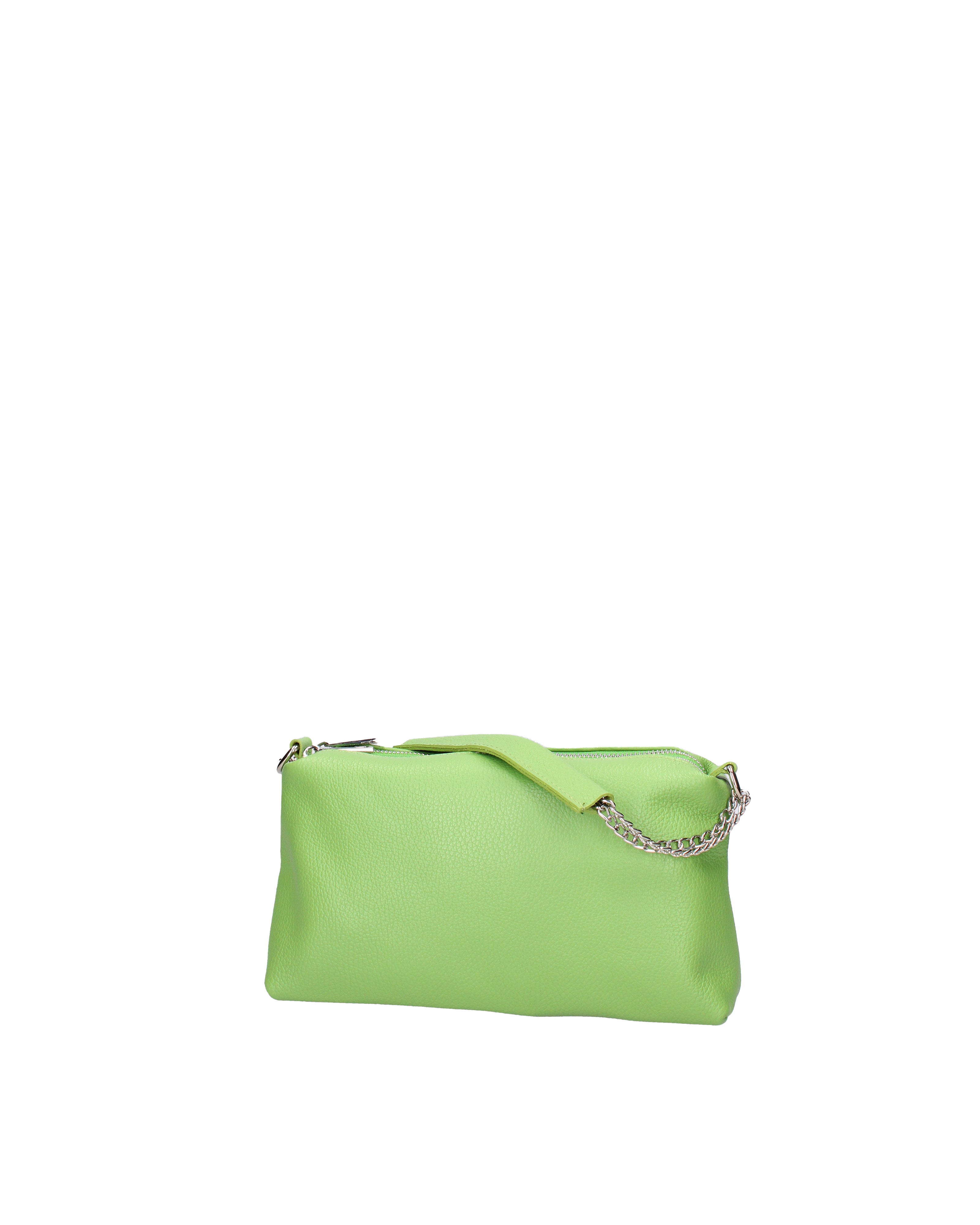 Borsa a spalla da donna Vera pelle 07141-D12 VERDE Viola Castellani