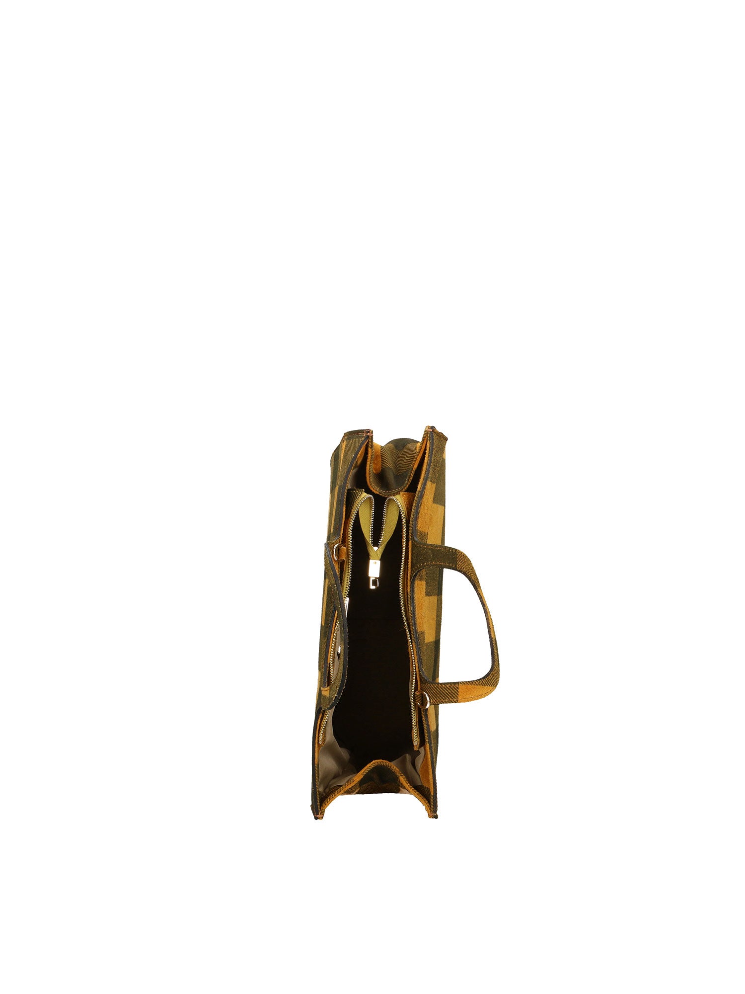 Ambrel Borsa a mano da donna Vera pelle 00660-047 SENAPE Gave Lux