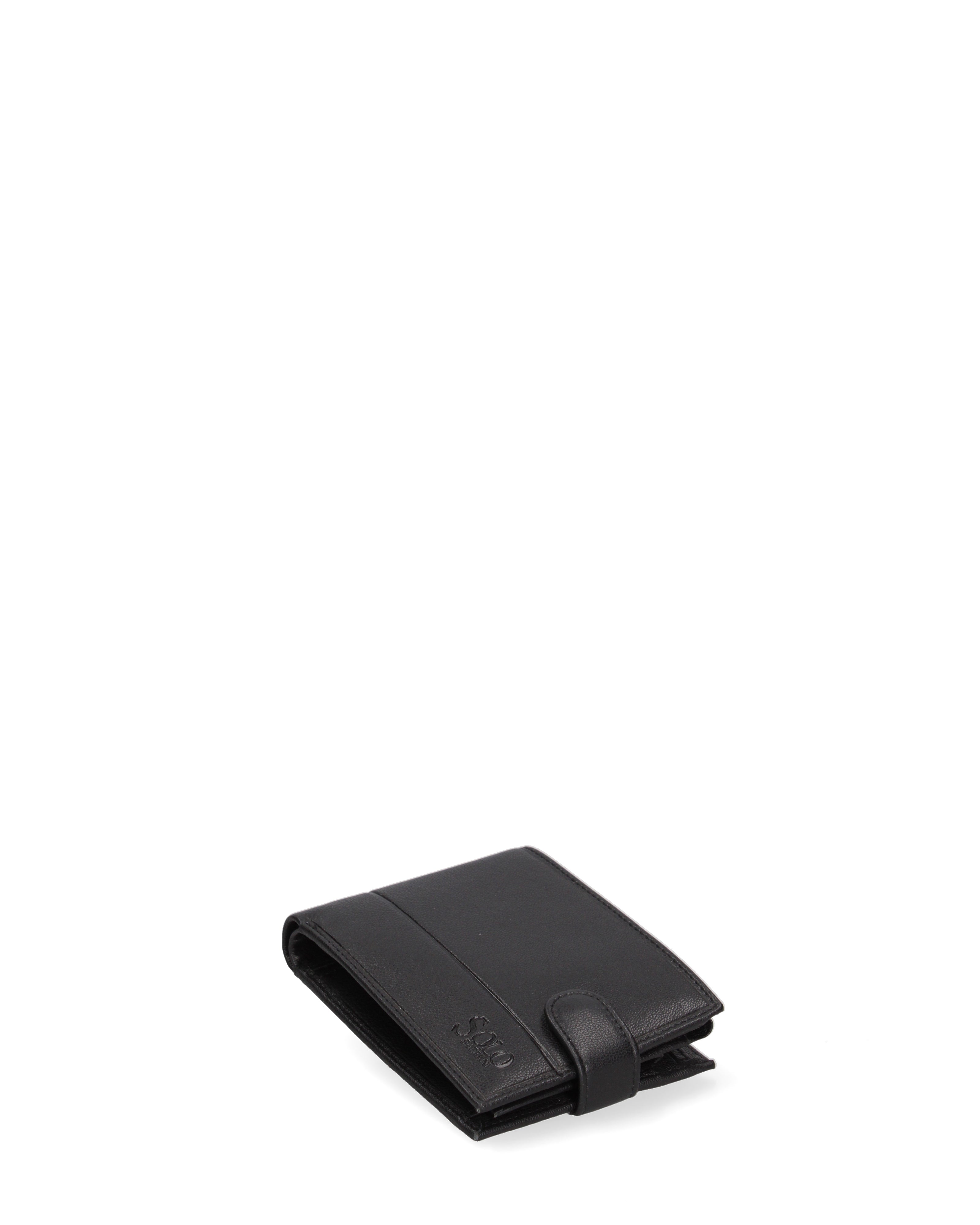 Portafoglio uomo in vera pelle Casual K35236P032-NERO Solo Soprani