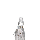 Solara Borsa a spalla da donna Vera pelle 06091 LM-L001 ARGENTO Gave Lux