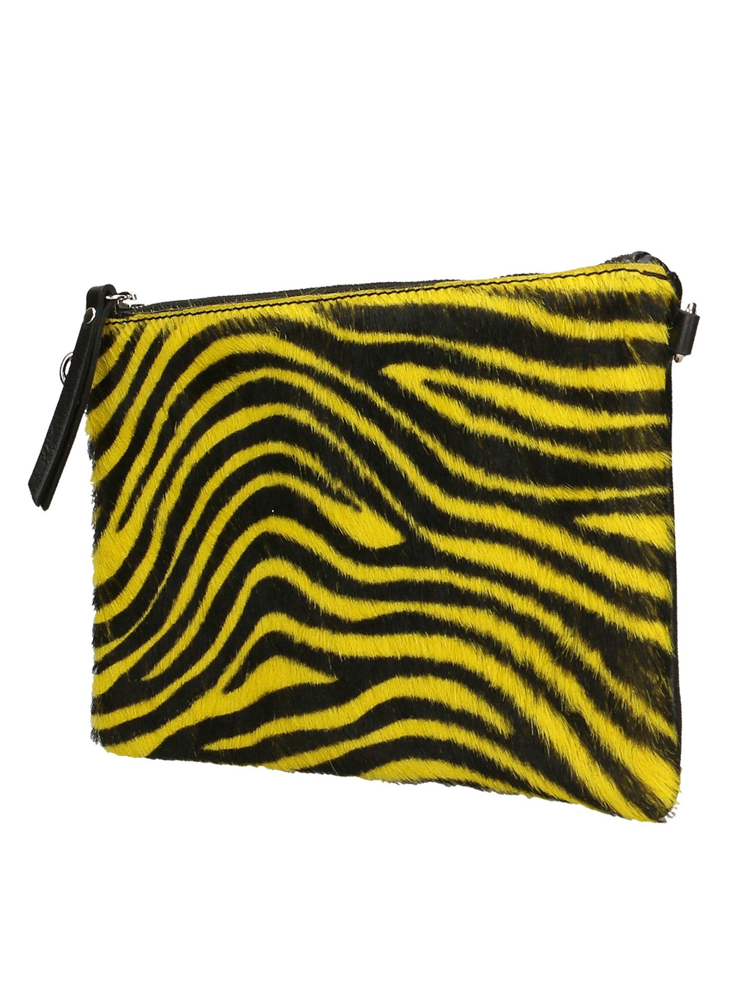Vera pelle 00721-D04 GIALLO YELLOW Borsa a tracolla da donna Prisca Gave Lux