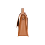 Lina Borsa a mano da donna Vera pelle 06517-COGNAC Gave Lux