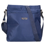 Borsa a tracolla uomo 100% pelle PU PCL3159-BLUE Northampton Polo Club