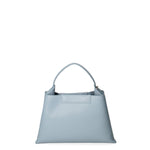 Borsa a mano da donna 100% pelle riciclata 07227-Cielo Viola Castellani