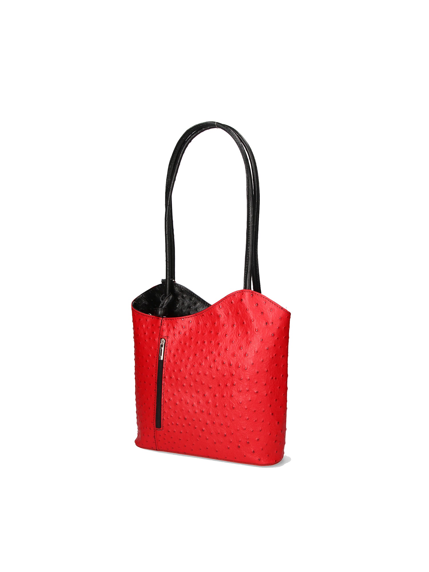 Chanel 3005-12 ROSSO SCURO 20 NERO Zaino da donna in vera pelle Gave Lux