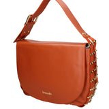 Eridana Ultra Borsa a spalla da donna 100% pelle B17222-MARRONE Braccialini