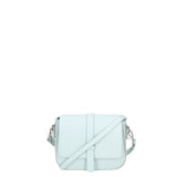 Borsa a tracolla da donna Vera pelle 07203-D102 CIELO Roberta Rossi