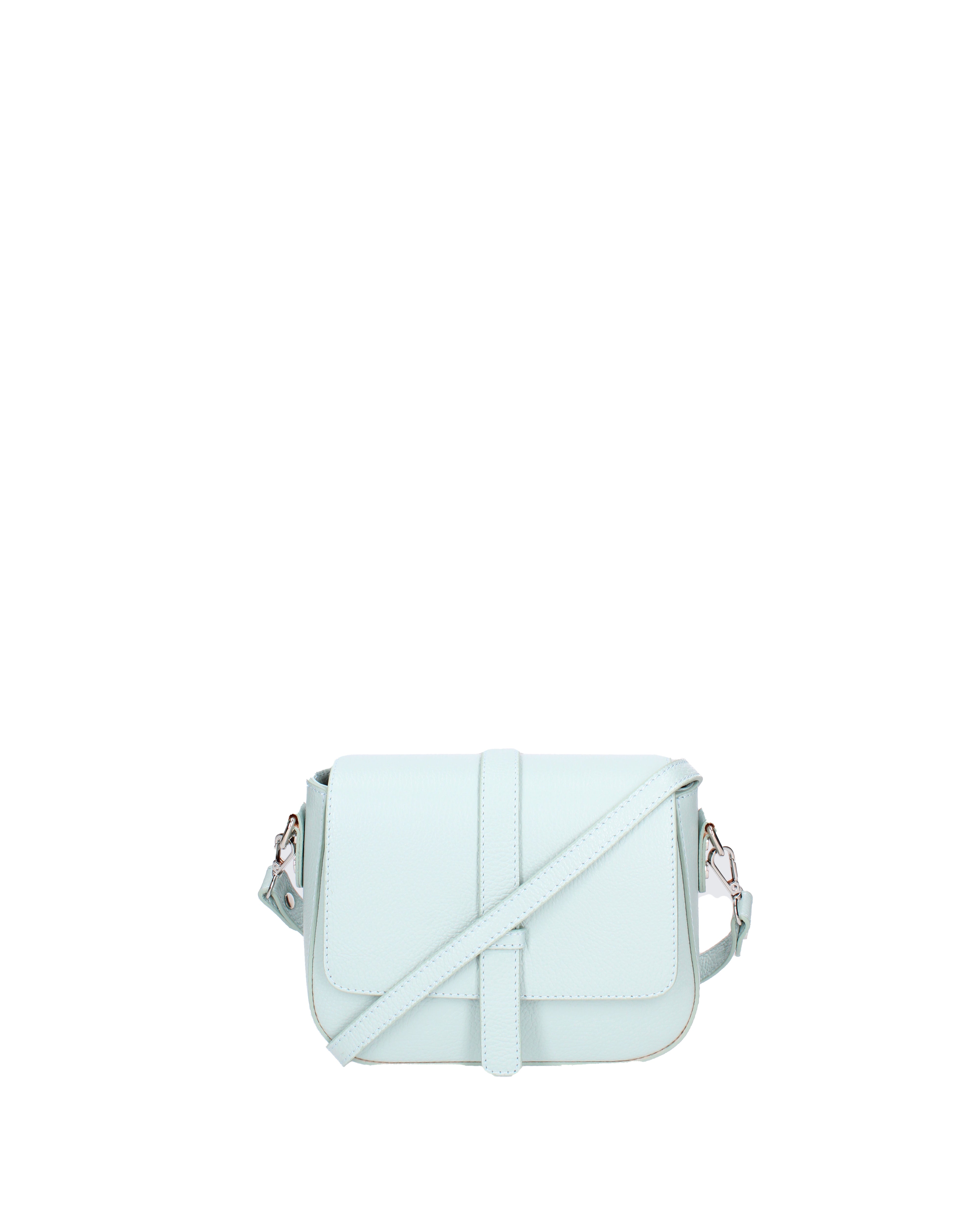 Borsa a tracolla da donna Vera pelle 07203-D102 CIELO Roberta Rossi