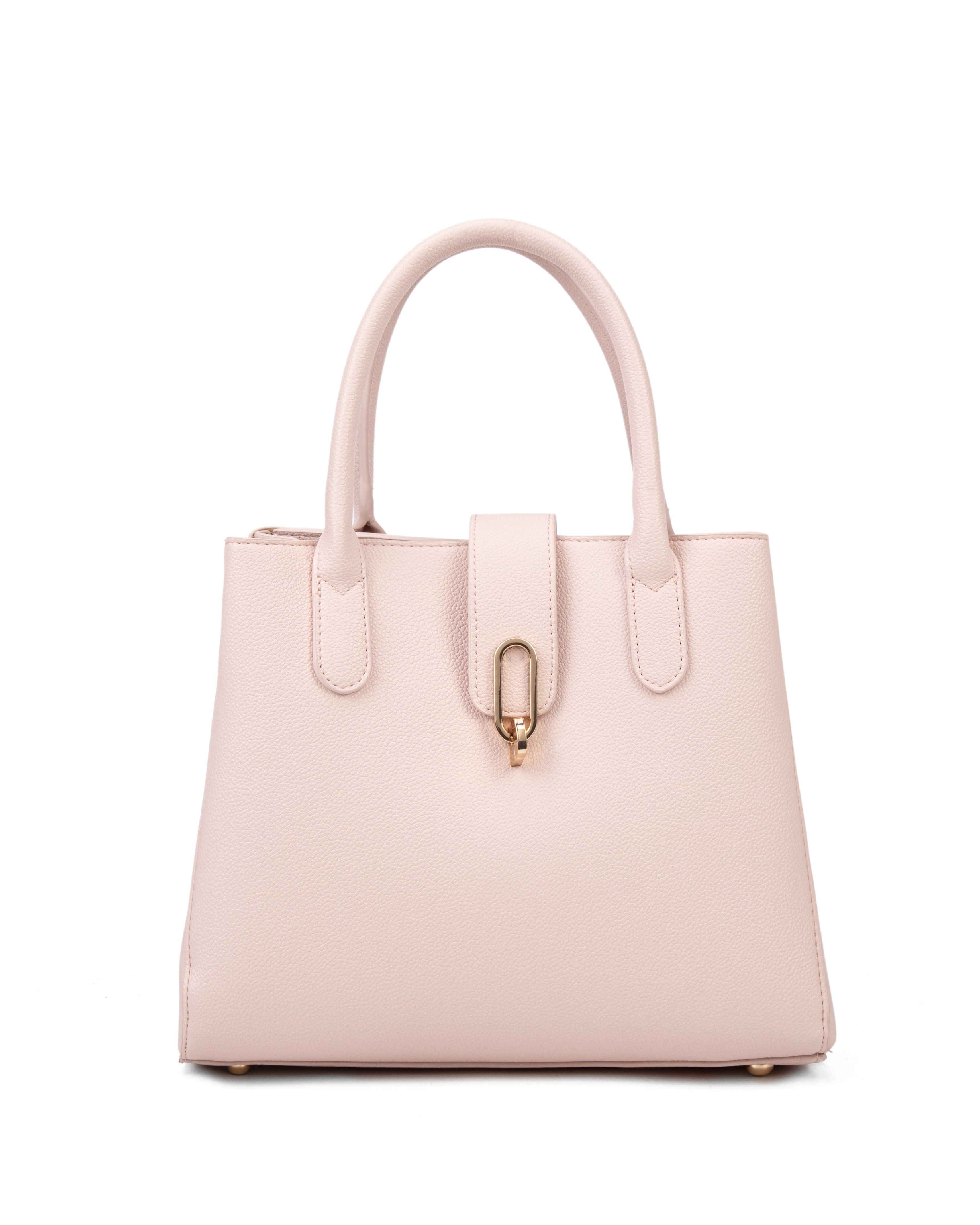 Borsa a mano da donna 100% pelle vegana PU 712-2PT-LIGHTPINK Diana&co