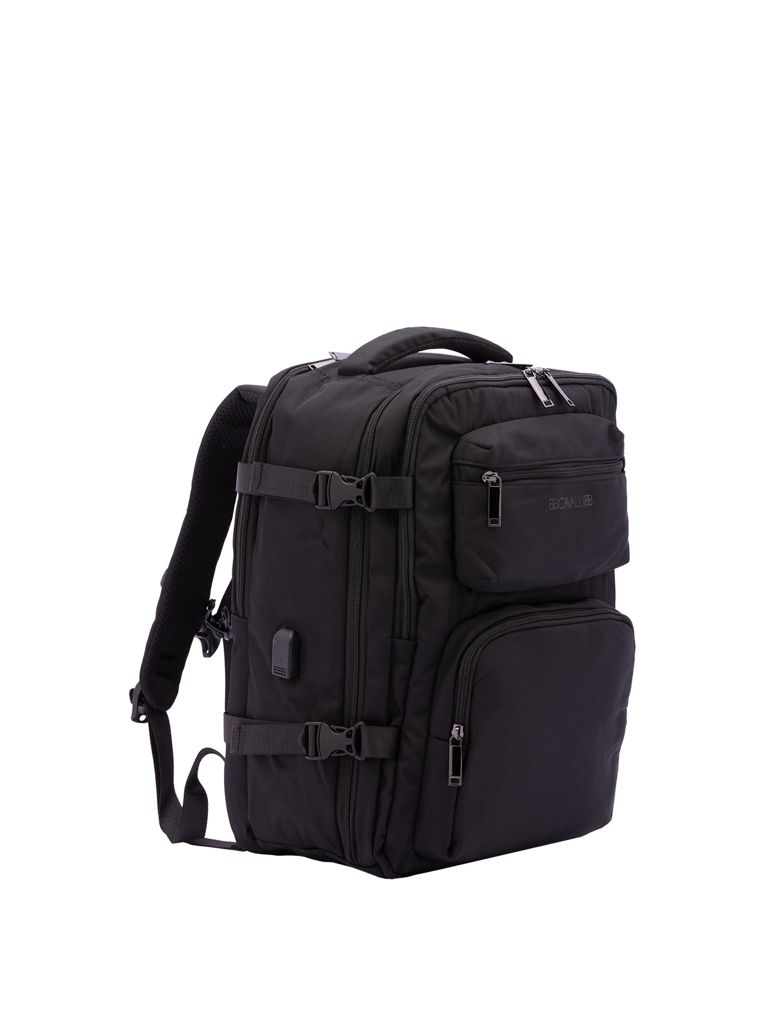 Zaino da uomo in poliestere Casual BC1330-NERO B Cavalli