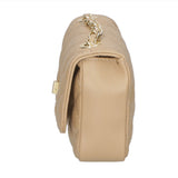 Carolina Borsa a spalla da donna Vera pelle 1073-S40 TAUPE Gave Lux