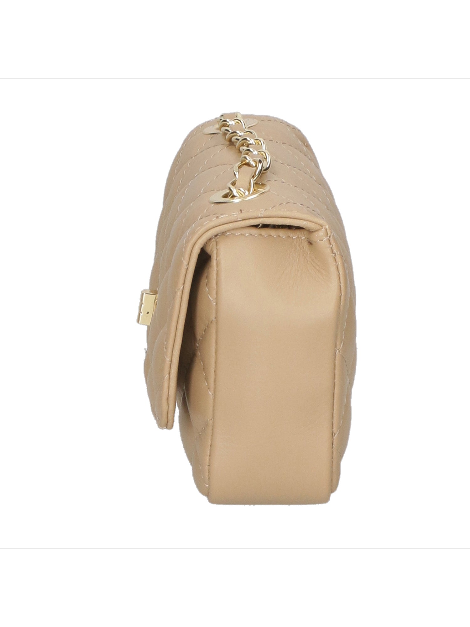 Carolina Borsa a spalla da donna Vera pelle 1073-S40 TAUPE Gave Lux