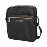 Borsa a tracolla uomo Pelle PU e nylon PCL3071-BLACK Northampton Polo Club