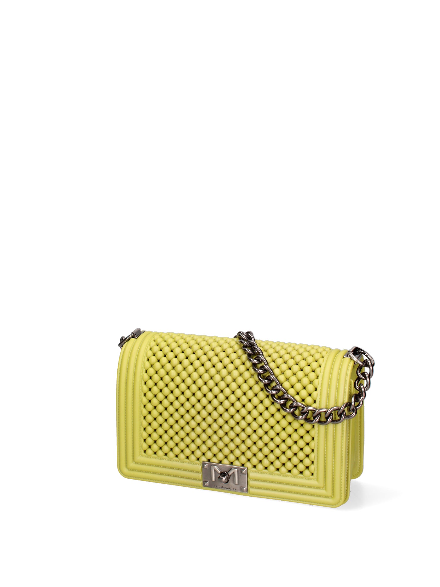 Borsa a mano da donna 100% Pvc FLAT-M-BALL 24-PYRATE GREEN - BRUSH CDF Marc Ellis
