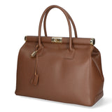 Aleria Borsa a mano da donna Vera pelle 8005-D21 BRUCIATO Gave Lux