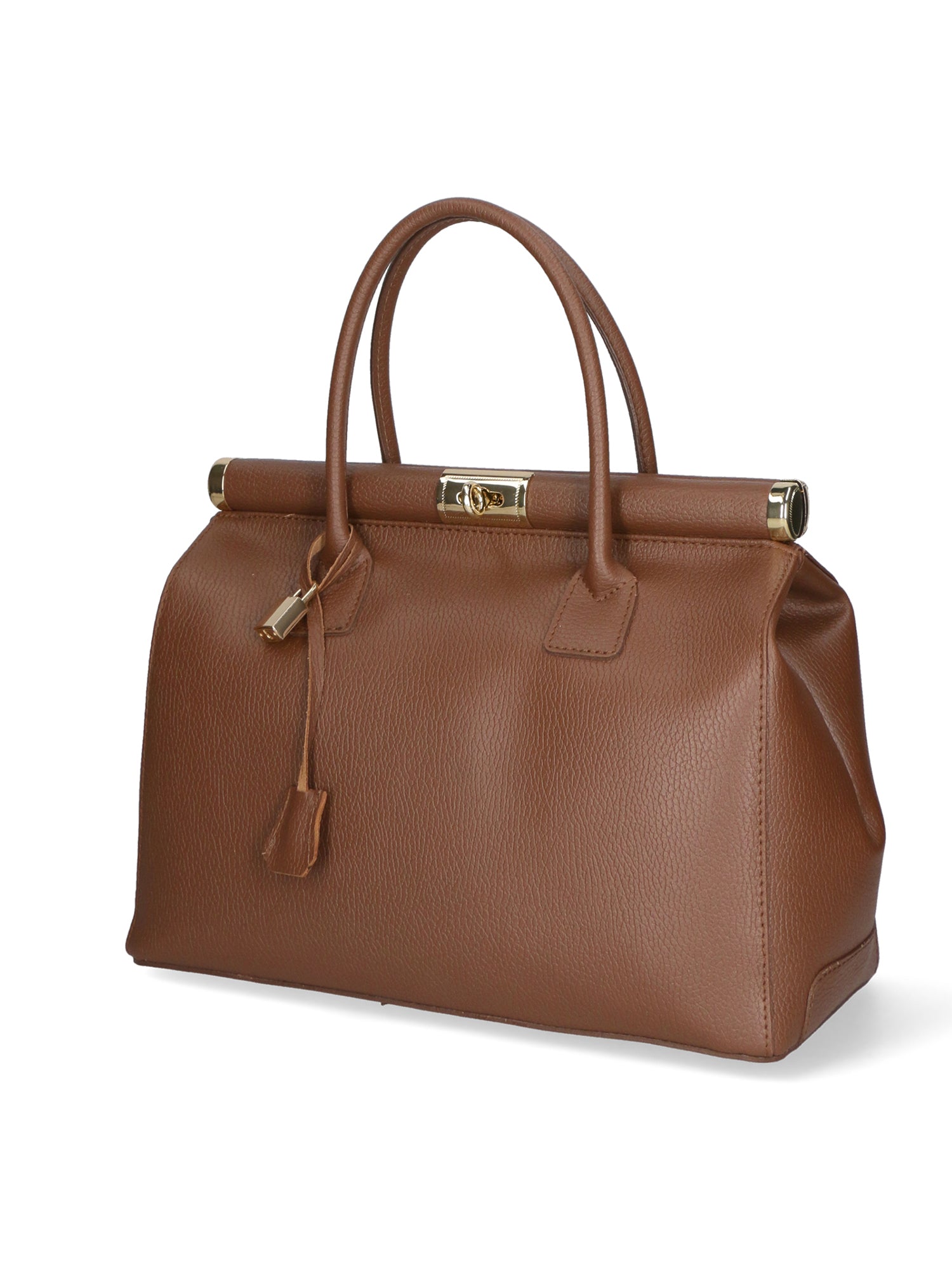 Aleria Borsa a mano da donna Vera pelle 8005-D21 BRUCIATO Gave Lux