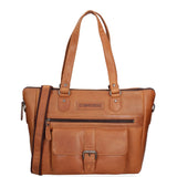 Borsa a spalla uomo in vera pelle Casual HILB-3340-CUOIO Hill Burry