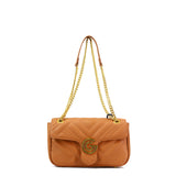Borsa a tracolla da donna 100% pelle vegana PU GGB011CGN Gabriella G Firenze