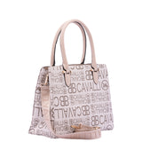 Borsa a mano da donna Ecopelle e poliestere BC1370-BEIGE B Cavalli