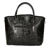 Enza Borsa a mano da donna Vera pelle 8007023FBG-019 NERO Gave Lux