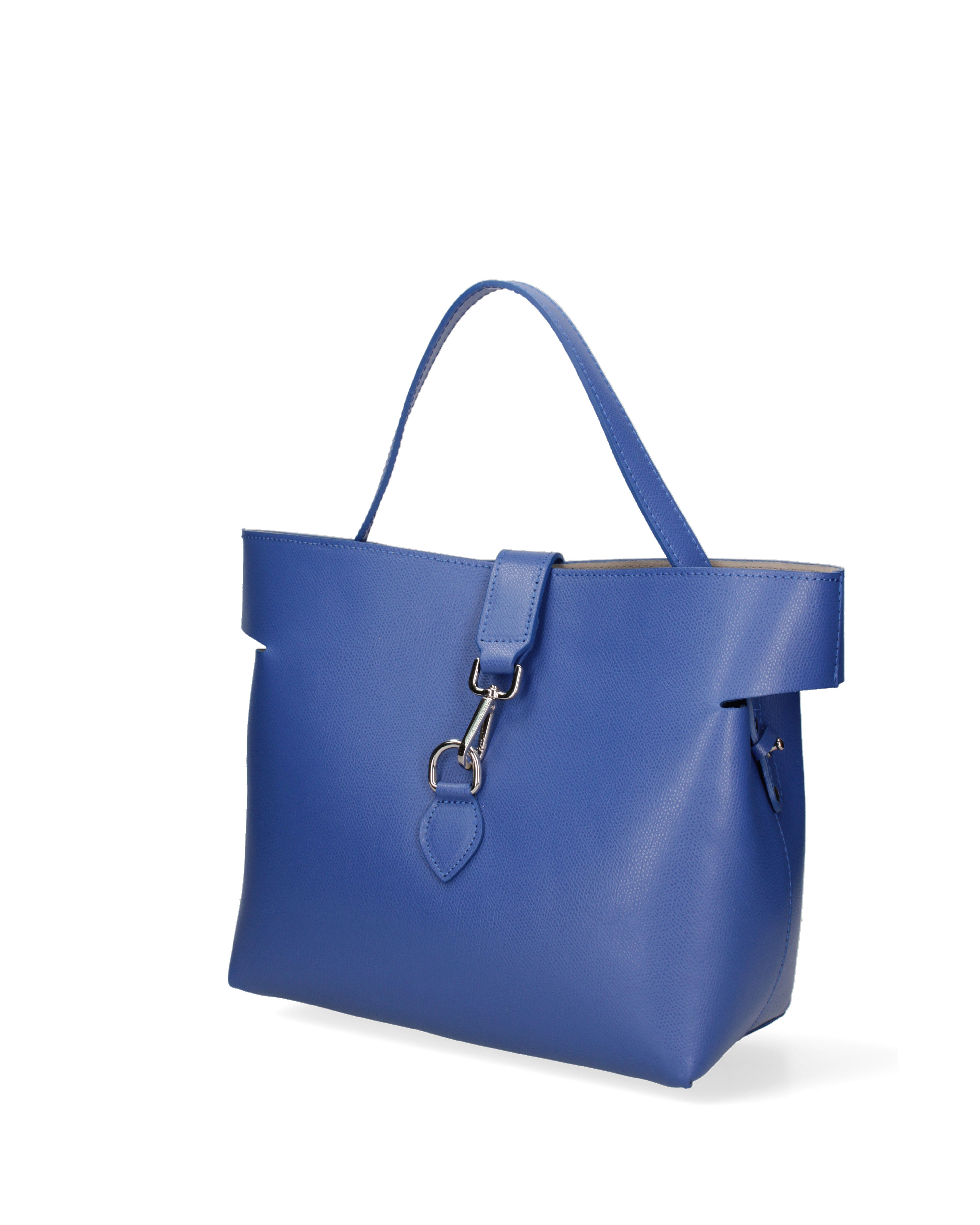 Liviana Borsa a mano da donna Vera pelle 07379-P633 BLUETTE Gave Lux