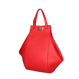 Lindsey Borsa a mano da donna 100% vera pelle 07162-D58 ROSSO FUOCO Viola Castellani