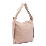 Borsa a spalla da donna Ecopelle e poliestere BC1407-BEIGE B Cavalli